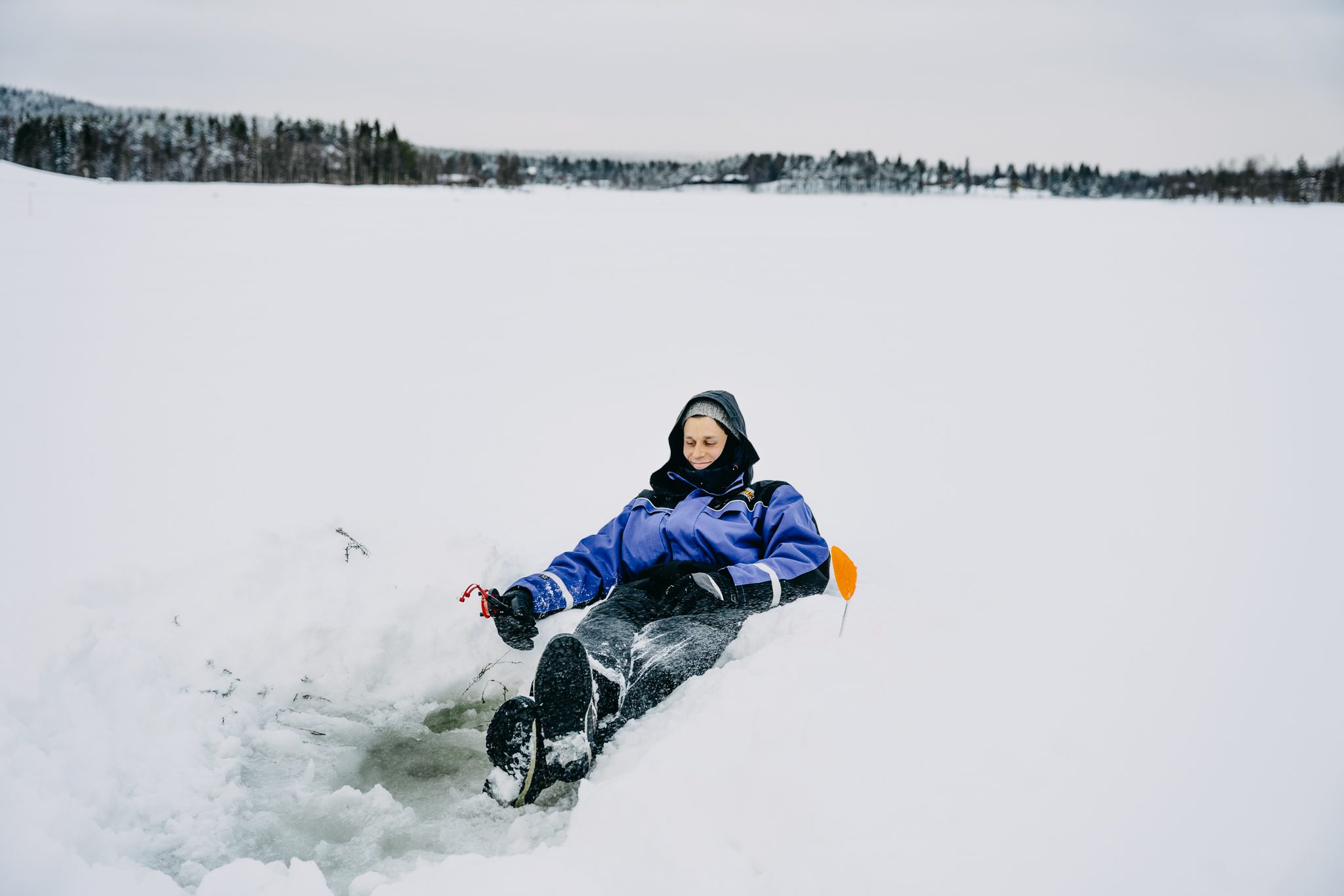 Lappland Eisfischen