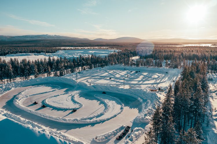 Karting sur glace à Levi